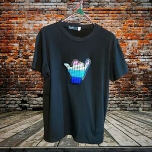 Flashwear Hang Ten Logo LED Tee - Light up Logo